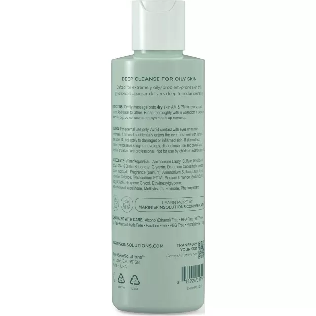 Marini SkinSolutions Bioglycolic Oily Skin Cleansing Gel