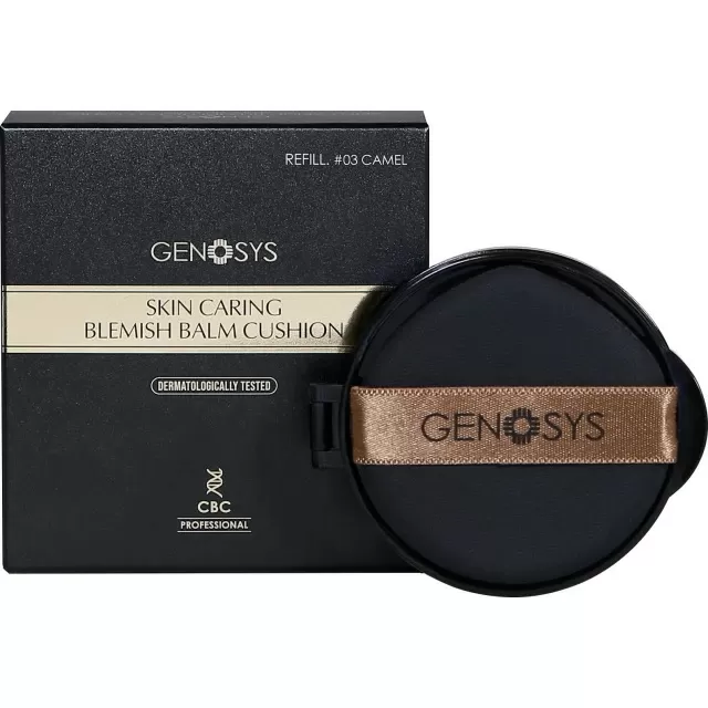 Genosys Skin Caring Blemish Balm Cushion Camel SPF50/PA++++ Refill