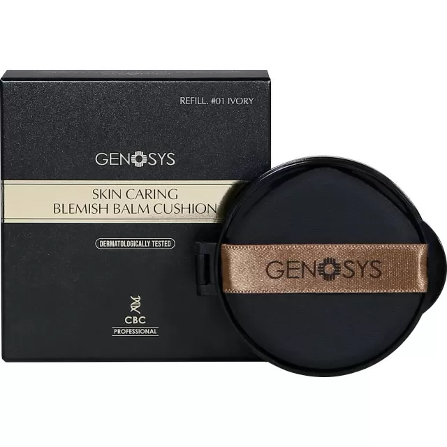 Genosys Skin Caring Blemish Balm Cushion Ivory SPF50/PA++++ Refill