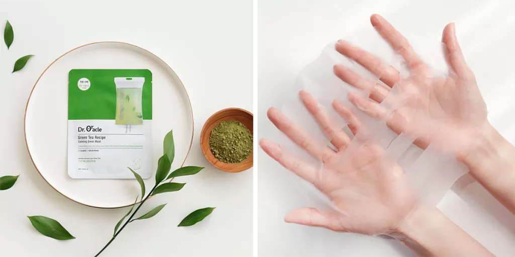 Dr. Oracle Greentea Recipe Calming Green Mask Box.png Dr. Oracle Greentea Recipe Calming Green Mask Box.png style=