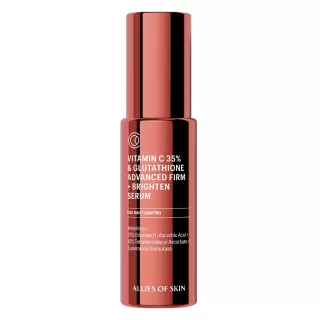 ALLIES OF SKIN Vitamin C 35% & Glutathione Advanced Firm + Brighten Serum