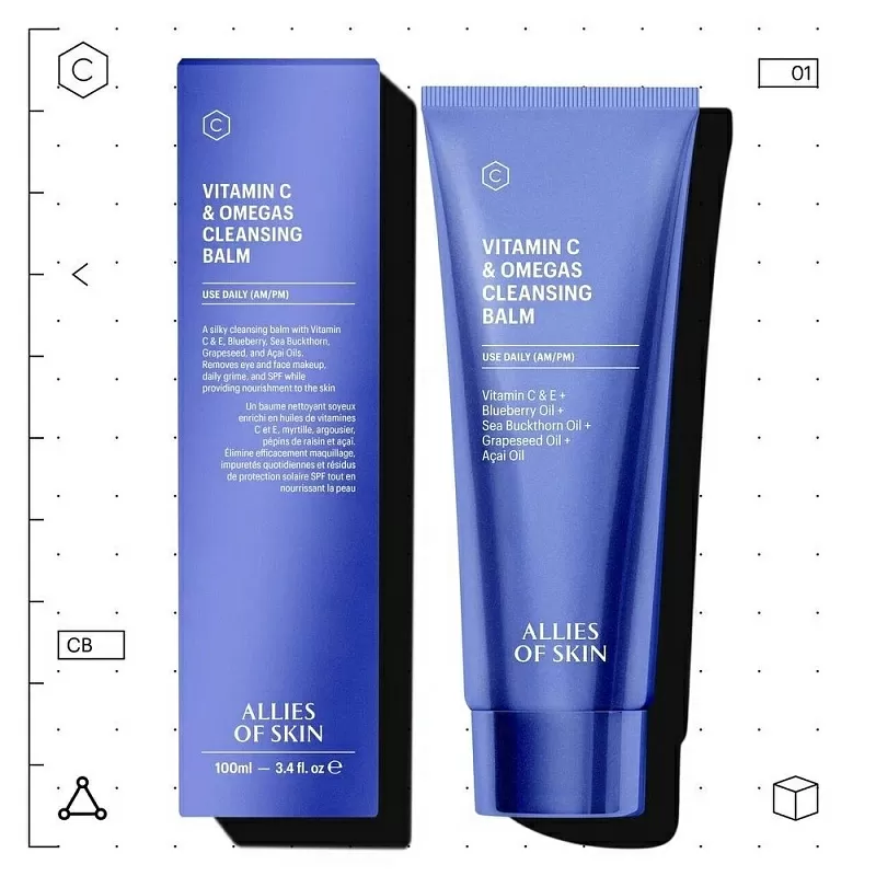 Allies of Skin Vitamin C & Omegas Cleansing Balm
