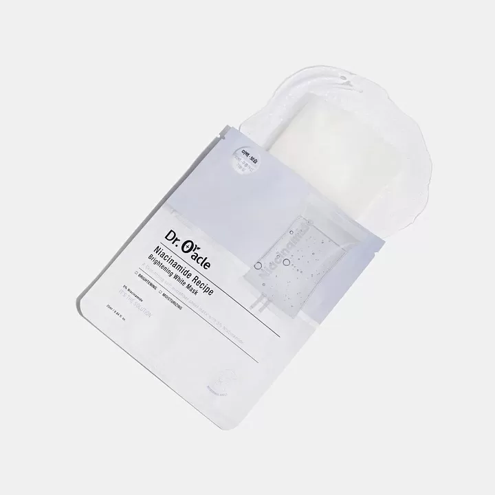Dr. Oracle Niacinamide Recipe Brightening White Mask Box