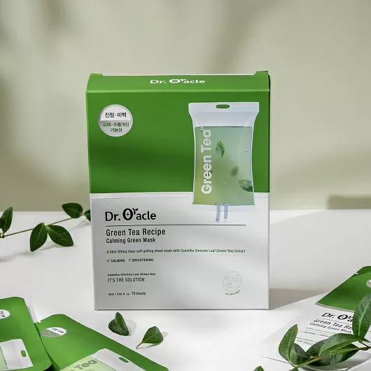 Dr. Oracle Greentea Recipe Calming Green Mask Box