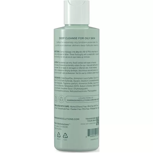 Marini SkinSolutions Bioglycolic Oily Skin Cleansing Gel
