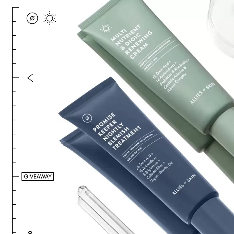 ALLIES OF SKIN Multi Nutrient & Dioic Renewing Cream