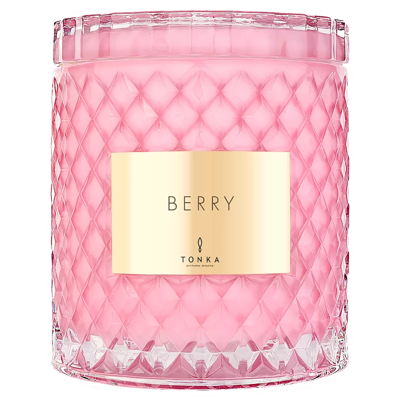 Tonka Candle Berry Pink 2000