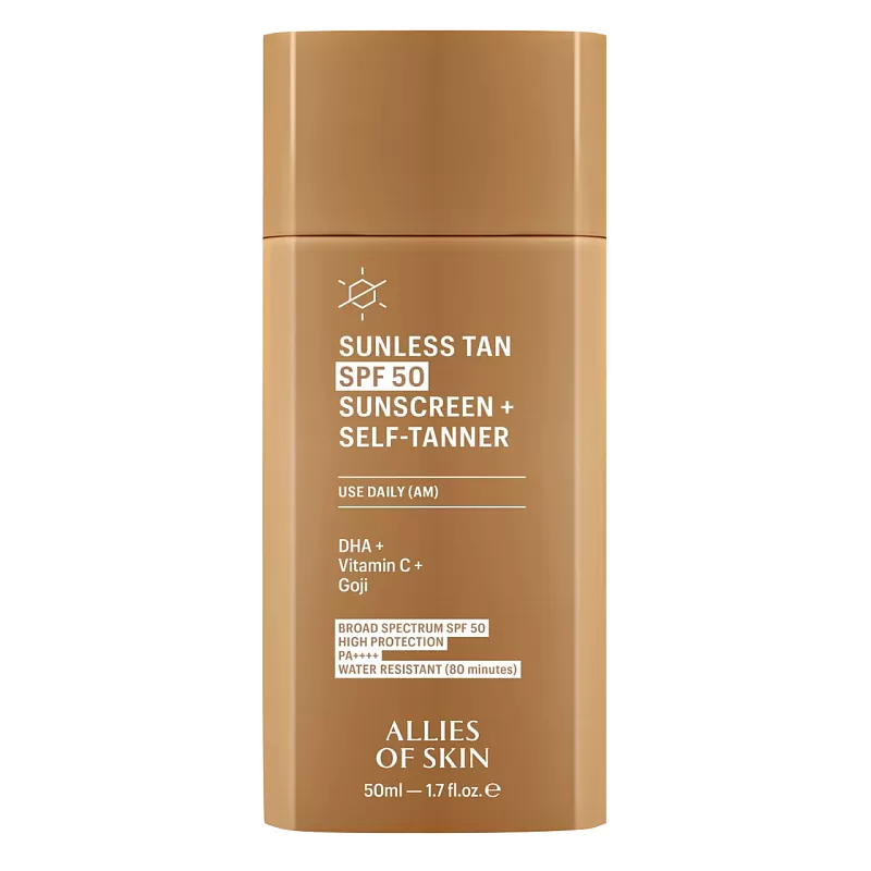 ALLIES OF SKIN Sunless Tan SPF 50 Sunscreen + Self-Tanner