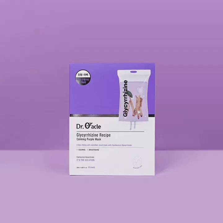 Dr. Oracle Glycyrrhizine Recipe Calming Purple Mask Box