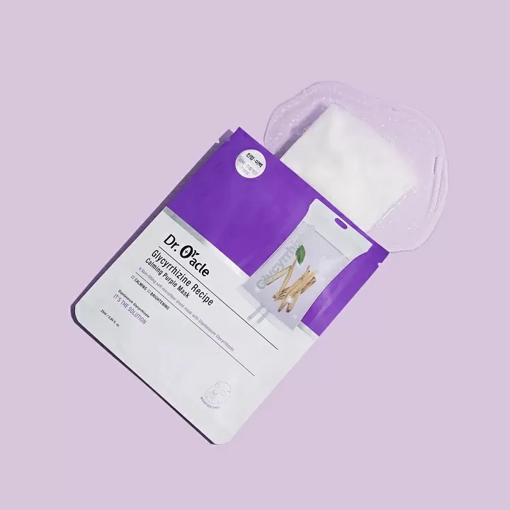 Dr. Oracle Glycyrrhizine Recipe Calming Purple Mask Box