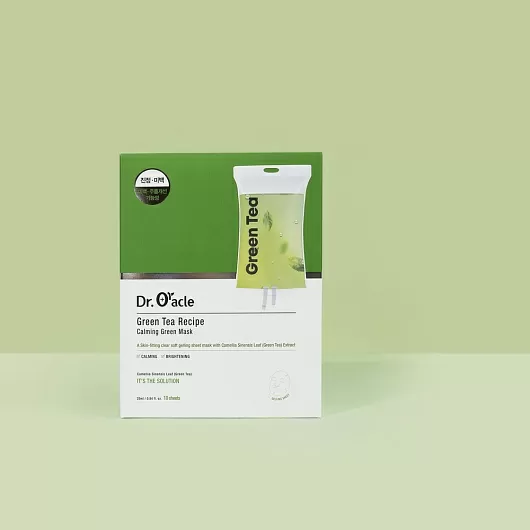 Dr. Oracle Greentea Recipe Calming Green Mask Box