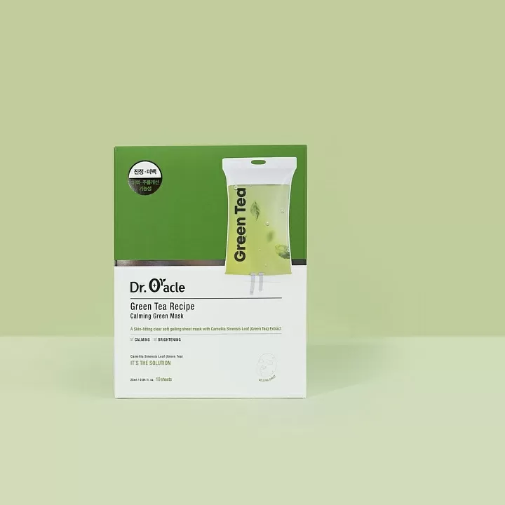 Dr. Oracle Greentea Recipe Calming Green Mask Box
