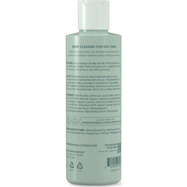 Marini SkinSolutions Bioglycolic Oily Skin Cleansing Gel