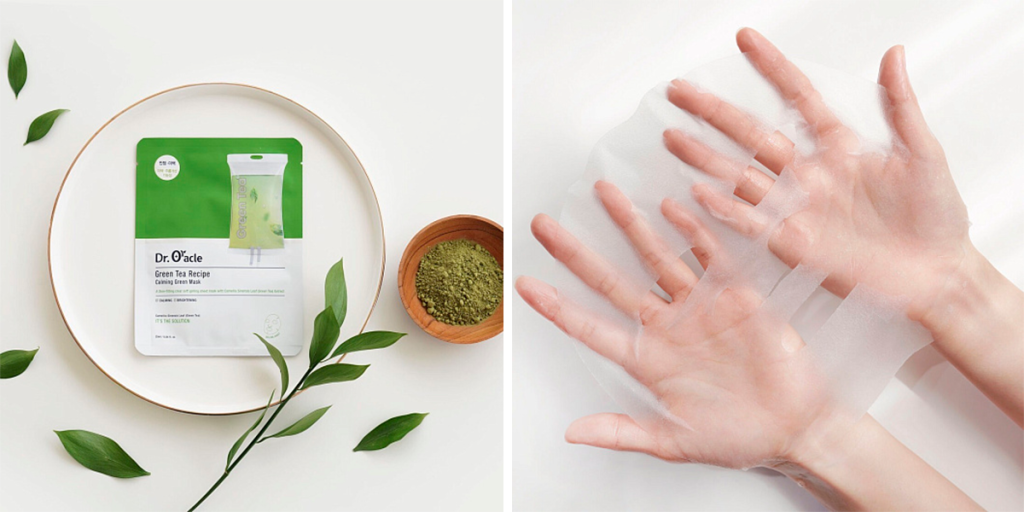 Dr. Oracle Greentea Recipe Calming Green Mask Box.png style=