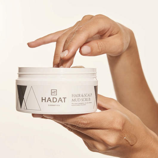 HADAT COSMETICS HAIR & SCALP MUD  SCRUB