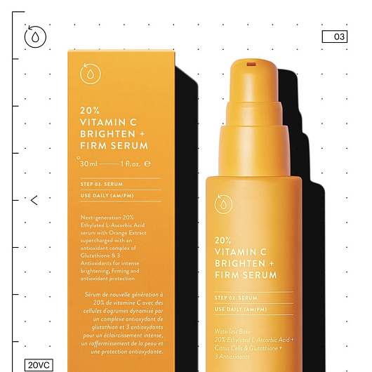 ALLIES OF SKIN 20% Vitamin C Brighten + Firm Serum