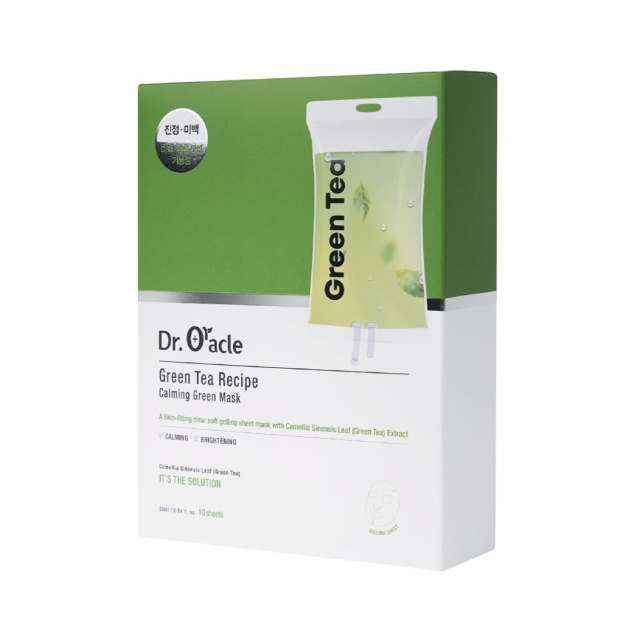 Dr. Oracle Greentea Recipe Calming Green Mask Box