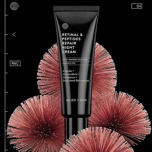 ALLIES OF SKIN RETINAL & PEPTIDES REPAIR NIGHT CREAM