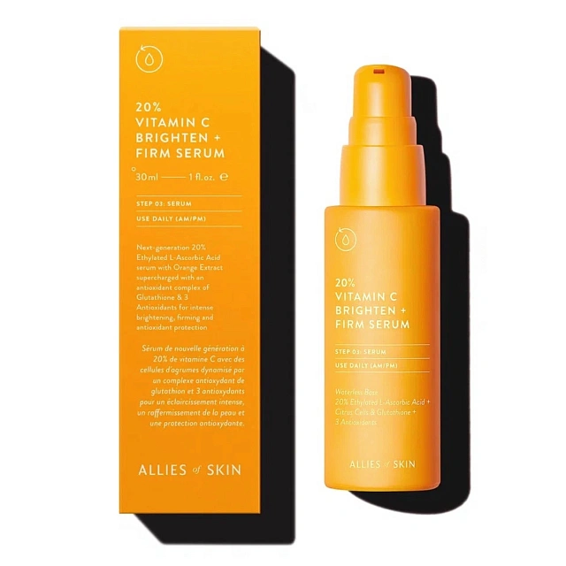 ALLIES OF SKIN 20% Vitamin C Brighten + Firm Serum