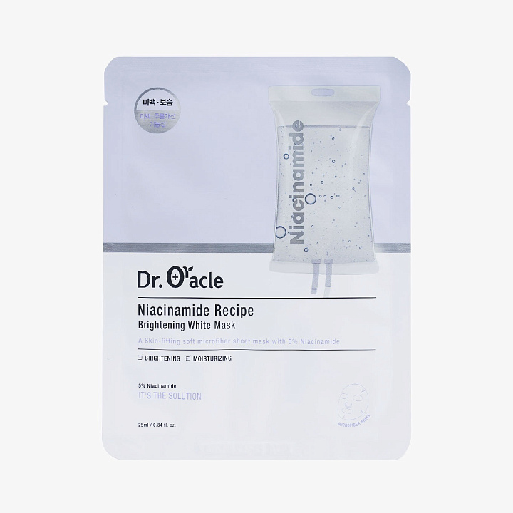 Dr. Oracle Niacinamide Recipe Brightening White Mask Box