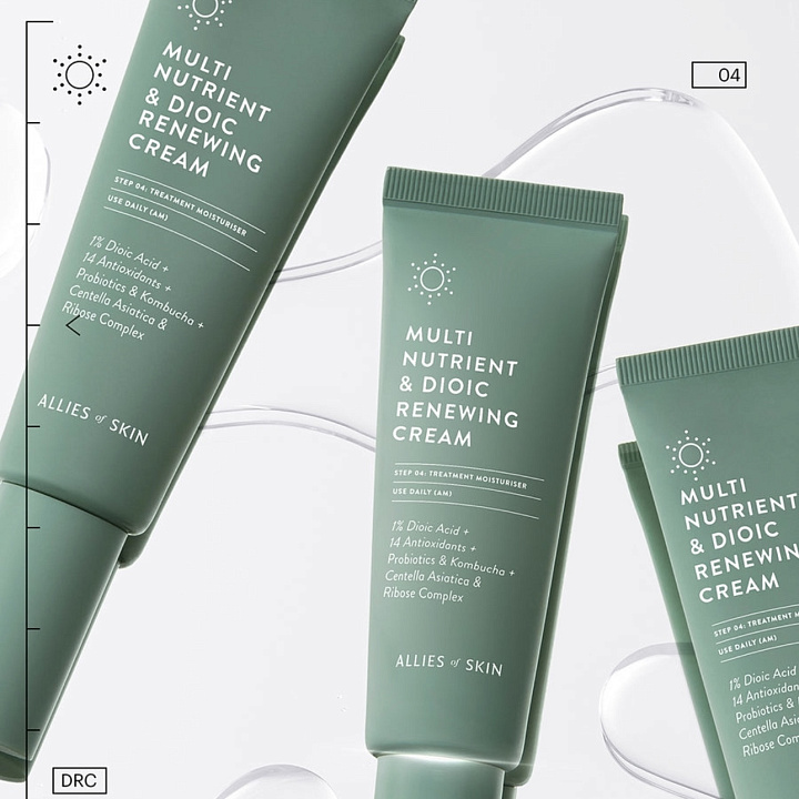 ALLIES OF SKIN Multi Nutrient & Dioic Renewing Cream