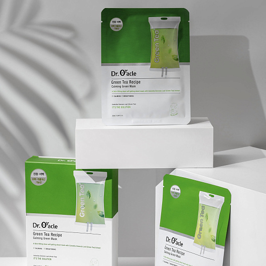 Dr. Oracle Greentea Recipe Calming Green Mask Box