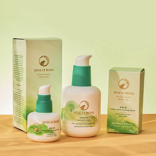 HOLIFROG Halo AHA + BHA Evening Serum