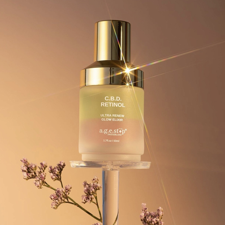 A.G.E.STOP SWITZERLAND C.B.D. RETINOL GLOW ELIXIR