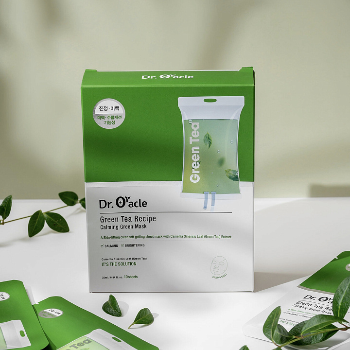 Dr. Oracle Greentea Recipe Calming Green Mask Box