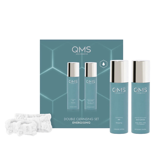 QMS ENERGISING DOUBLE CLEANSING SET