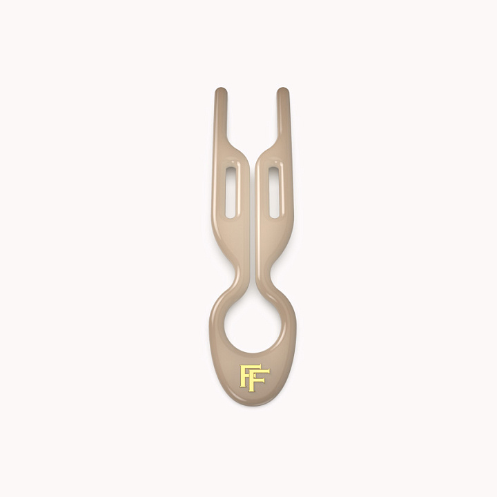 No1 HAIRPIN Soft Beige-3x Hairpins Box