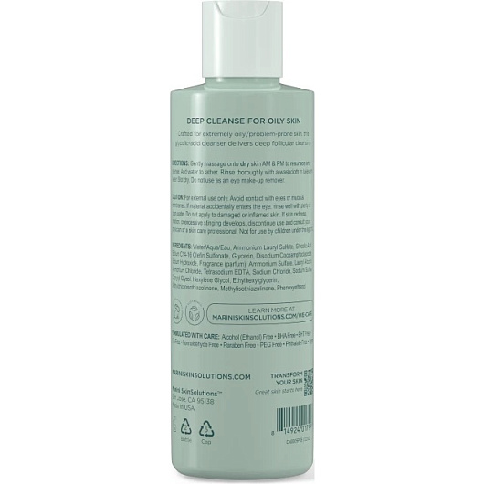 Marini SkinSolutions Bioglycolic Oily Skin Cleansing Gel