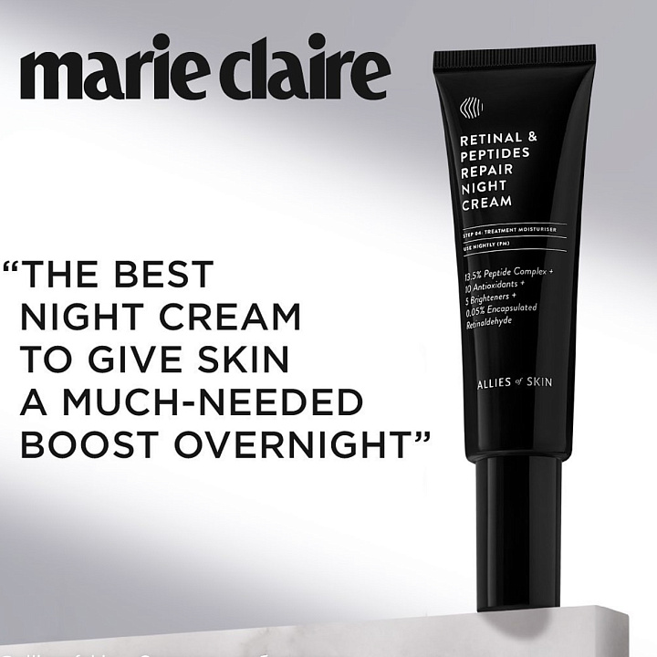 ALLIES OF SKIN RETINAL & PEPTIDES REPAIR NIGHT CREAM