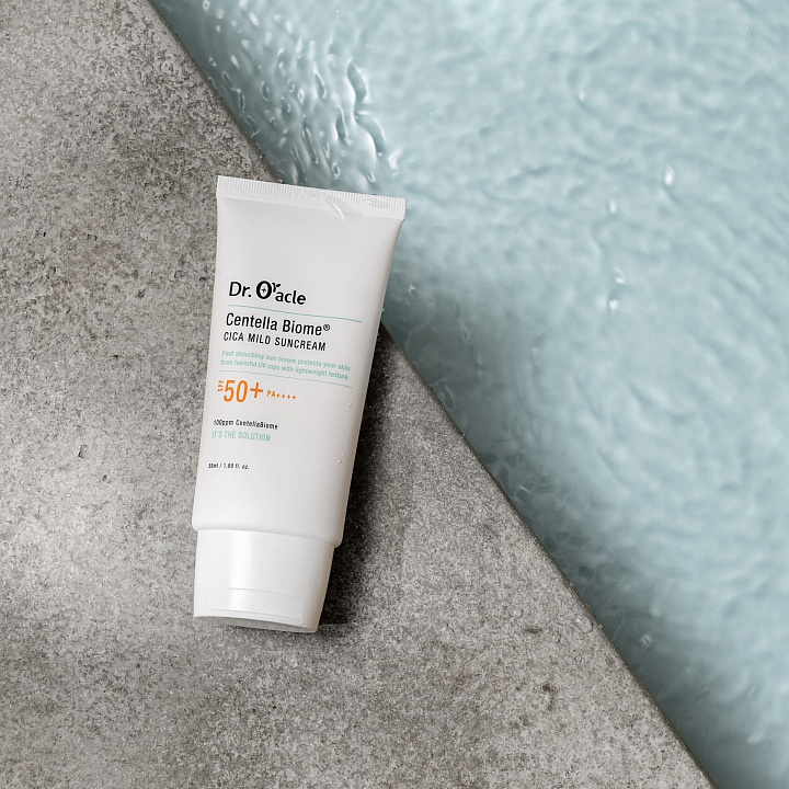 Dr. Oracle Centella Biome Cica Mild Suncream SPF50+ PA++++