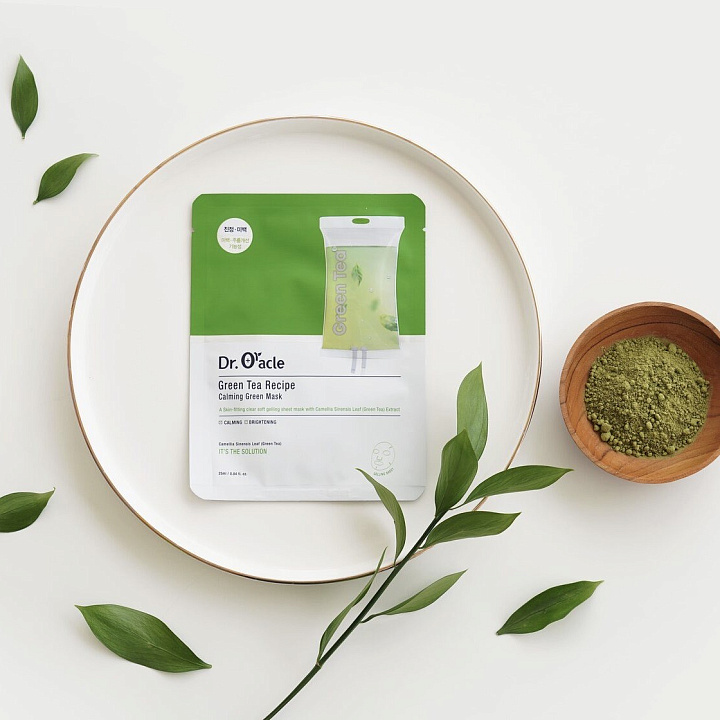 Dr. Oracle Greentea Recipe Calming Green Mask Box