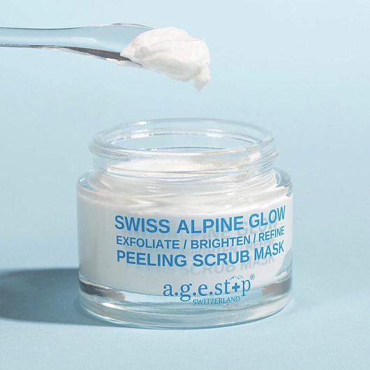 A.G.E.STOP SWITZERLAND SWISS ALPINE GLOW PEELING SCRUB MASK