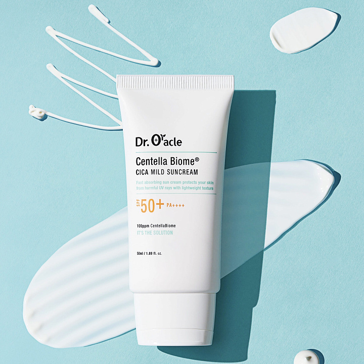 Dr. Oracle Centella Biome Cica Mild Suncream SPF50+ PA++++