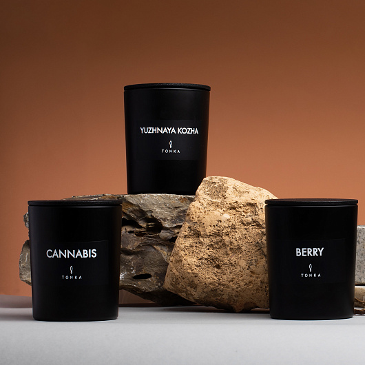 Tonka Candle Yuzhnaya Kozha Black Matt