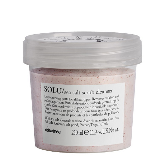 Davines SOLU Sea Salt Scrub Cleanser