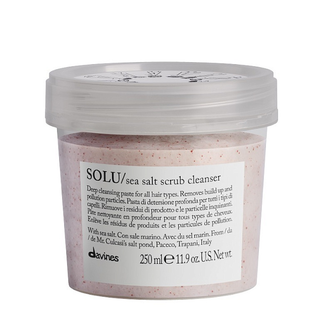 Davines SOLU Sea Salt Scrub Cleanser