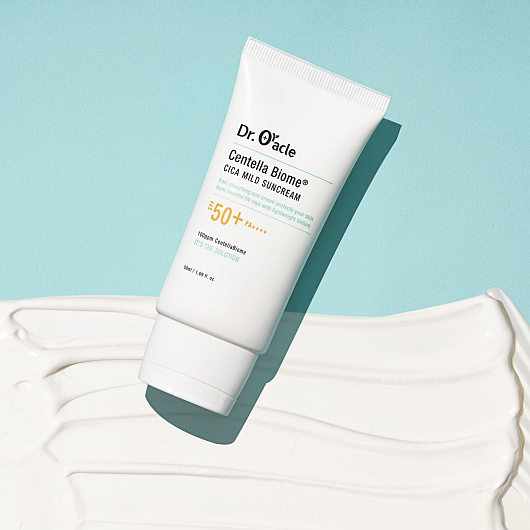 Dr. Oracle Centella Biome Cica Mild Suncream SPF50+ PA++++