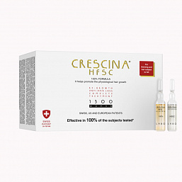 Crescina Transdermic HFSC 100% Complet Treatment (Re-Growth + Anti-Hair Loss) 1300/ 20+20 Х 3,5 мл