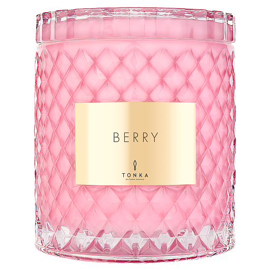 Tonka Candle Berry Pink 2000