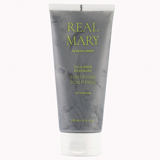 RATED GREEN REAL MARY COLD BREWED ROSEMARY FORTIFYING SCALP PACK CHARCOAL