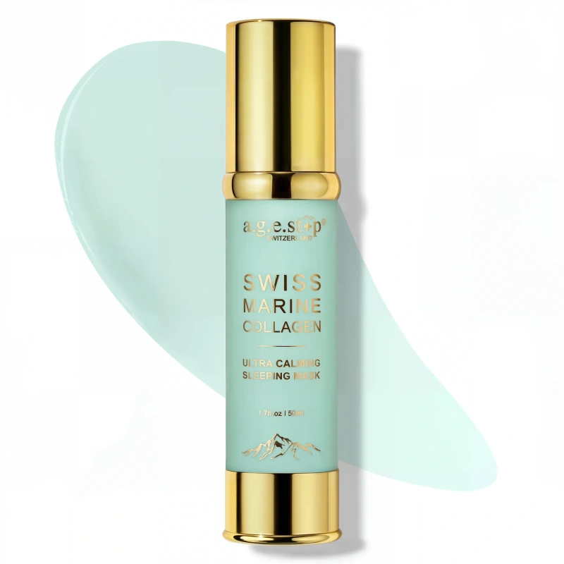  A.G.E.STOP SWITZERLAND MARINE COLLAGEN SLEEPING MASK