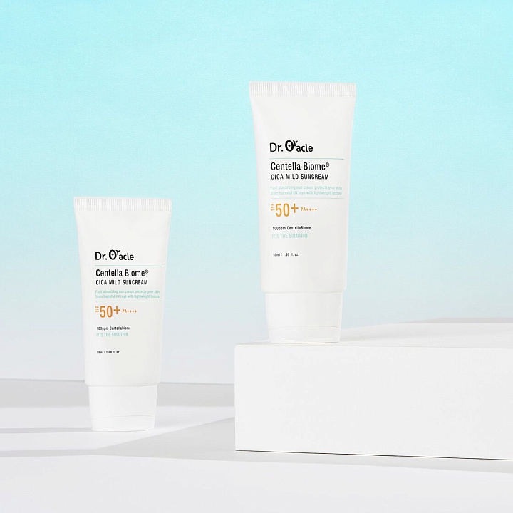 Dr. Oracle Centella Biome Cica Mild Suncream SPF50+ PA++++