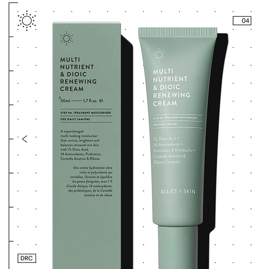 ALLIES OF SKIN Multi Nutrient & Dioic Renewing Cream