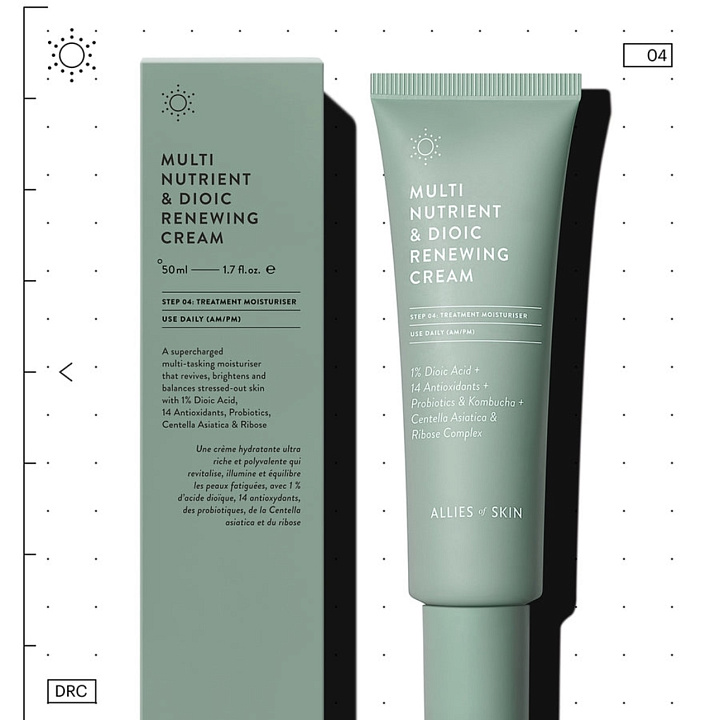 ALLIES OF SKIN Multi Nutrient & Dioic Renewing Cream