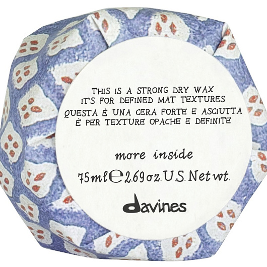 Davines more inside strong dry wax