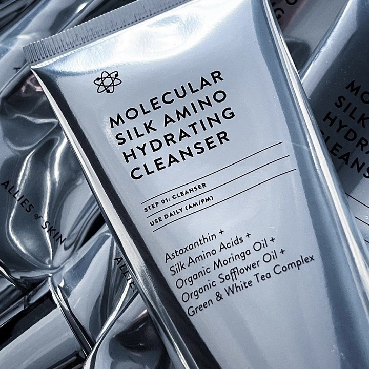 ALLIES OF SKIN Molecular Silk Amino Hydrating Cleanser